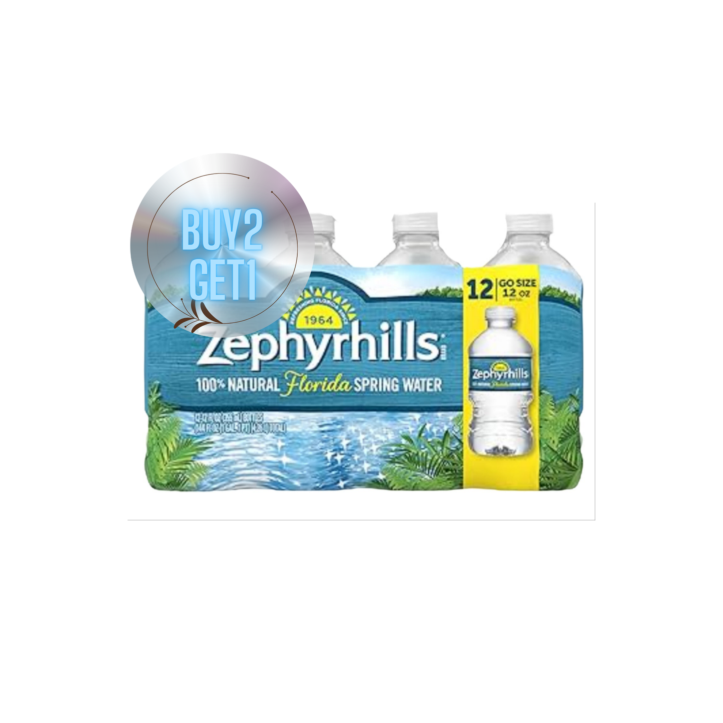 ZEPHYRHILLS 12X12 FL OZ